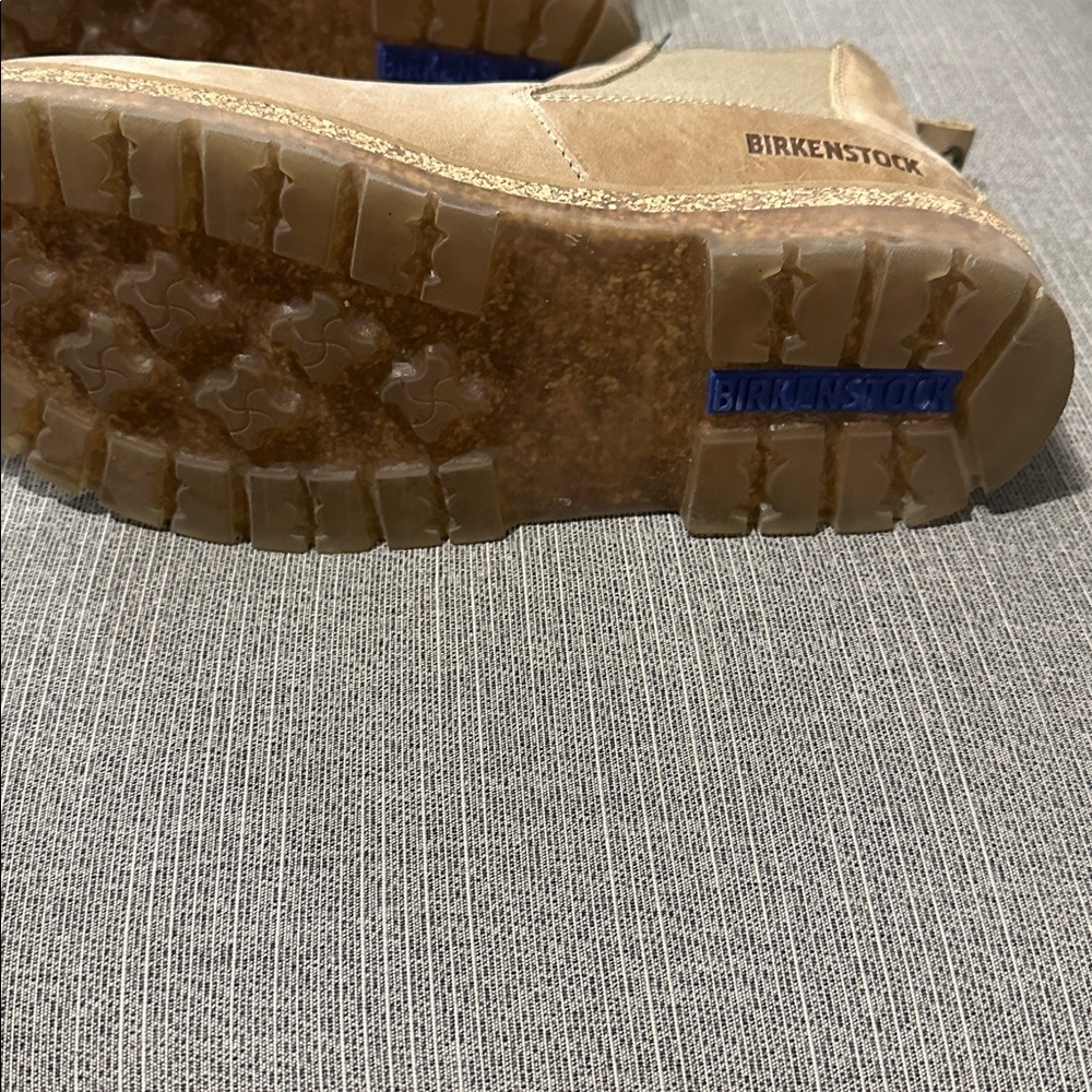 Birkenstock Beige Leather Chelsea Boots-unisex women/men - Picture 3 of 8